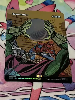 Traumatize (Borderless) Marvel Spider-Man Magic The Gathering Foil - Image 1