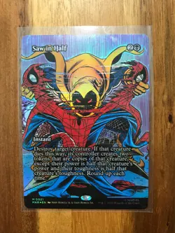 Saw in Half (Borderless) Marvel Universe Eternal-Legal Foil M0021 - Image 1