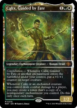 MTG English Calix, Guided by Fate (Showcase) NM Foil - Image 1