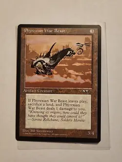 Phyrexian War Beast (B) - Alliances - MTG Magic - Common - Artifact Creature - Image 1