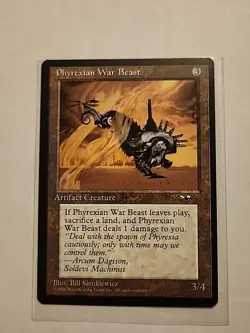 Phyrexian War Beast (A) - Alliances - MTG Magic - Common - Artifact Creature - Image 1