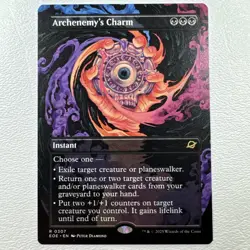 Archenemy's Charm - (Borderless) Regular Rare #307 NM/MINT Edge of Eternities - Image 1