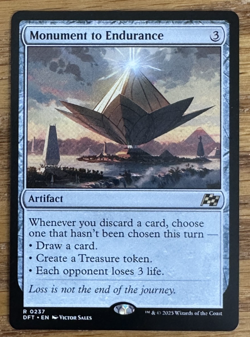 MTG Aetherdrift, Monument to Endurance - Image 1