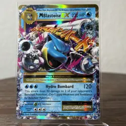 M Blastoise EX XY Evolutions 22/108 Full Art Ultra Rare Pokemon Card Mega - Image 1