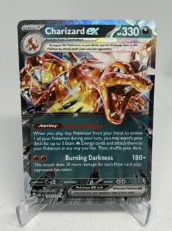 Pokemon TCG Charizard EX 125/197 Obsidian Flames Double Rare Holo NM - Image 1