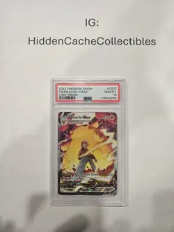 2022 Pokemon Sword And Shield Lost Origin Pikachu VMAX TG17 PSA 10 - Image 1