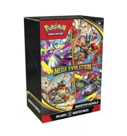 Pokemon TCG: Mega Evolution Booster Bundle (6 Packs) - NEW - Image 1