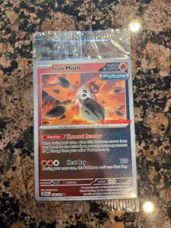 Sealed Promo Iron Moth Gamestop Stamped Reverse Holo 028/182 Pokemon - Image 1