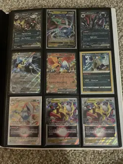 Pokemon Binder Lot Of 207 Full Arts, Golds, Galarian Galleries, ETC. 151 Binder - Image 1