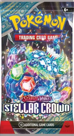 POKEMON TCG Scarlet & Violet Stellar Crown Booster Pack - Image 5