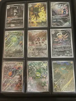 Pokemon Binder English Illustration Rare Lot Of 39 All Near Mint Binder Included - Image 2