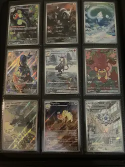 Pokemon Binder English Illustration Rare Lot Of 39 All Near Mint Binder Included - Image 4