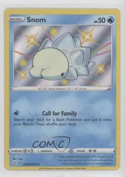 Shiny Holo - Snom Pokemon Sword & Shield Shining Fates Vault #SV033 - Image 1