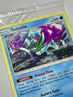 Suicune 59/214 •SEALED• STAMPED Sun & Moon: Lost Thunder 2018 Legendary Pokemon - Image 3