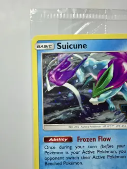 Suicune 59/214 •SEALED• STAMPED Sun & Moon: Lost Thunder 2018 Legendary Pokemon - Image 5