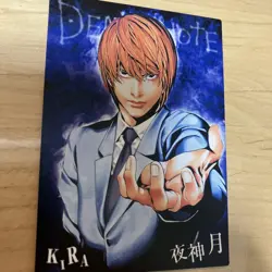 Death Note Yagami Light Trading Card 21 KONAMI Single Card - Image 1