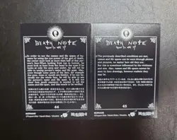 Death Note Near & Mello Trading Card Holo Limited Edition - Image 2