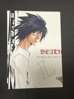 Death Note Ryuzaki 19 Konami Trading Card L Rare Light Wear - Image 1