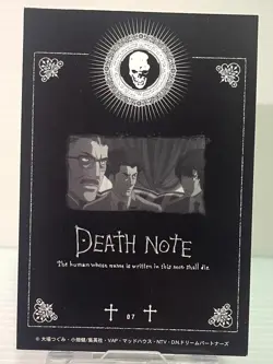 Death Note Card 07 Soichiro Yagami Momo Matsuda Shuuichi Aizawa - Image 2