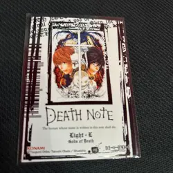 Death Note Trading Card Yagami Light No.08 Rare Parallel Card Individual - Image 2