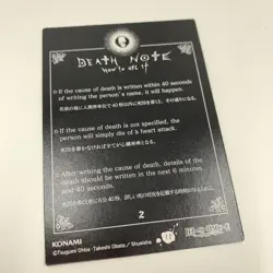 Death Note Trading Card No.2 No.49 Individual Card Available Good - Image 3
