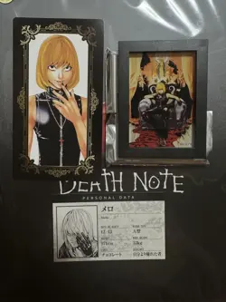 Death Note Exhibition Revival Magnet Profile Card Mello Trading - Image 1