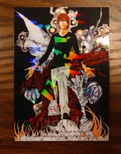 Death Note Trading Card Light Ryuk Rem NO.03 Holo Vintage - Image 1