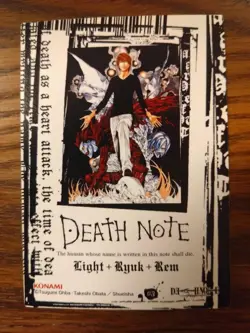 Death Note Trading Card Light Ryuk Rem NO.03 Holo Vintage - Image 2