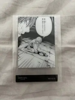 Death Note Trading Card Clear Collection Light vs L & Near Holo Clear - Image 1