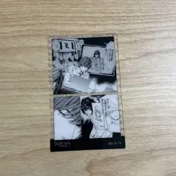 Death Note Clear Card From Exhibition Trading - Image 1