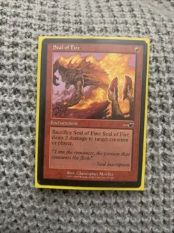 Seal of Fire Nemesis Regular #98 MTG VTG Standard - Image 1