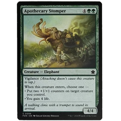 x1 Apothecary Stomper FDN MTG M/NM Green Common Creature Elephant Foundations - Image 1