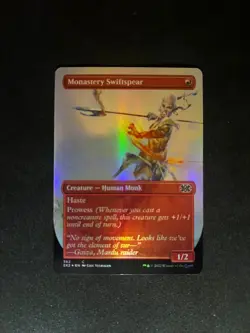 Monastery Swiftspear (Borderless) #362 [Double Masters 2X2] Magic MTG Cards NM+ - Image 1