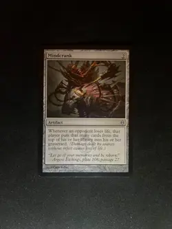 Mindcrank [New Phyrexia] Magic MTG Cards Light Play - Image 1