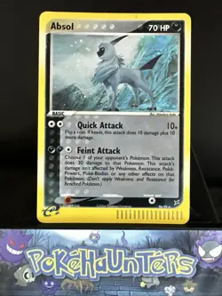 Pokemon Card Absol 96/95 EX Team Magma vs Team Aqua Holo Rare L/P - Image 1