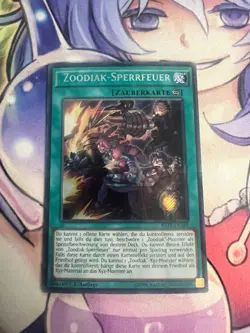 ZOODIAC BARRAGE GERMAN SECRET RARE RATE-EN059 DE059 NEAR MINT YUGIOH - Image 1