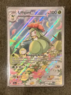 Lilligant 092/086 Black Bolt - Illustration Rare English Pokemon Card - NM/Mint - Image 1