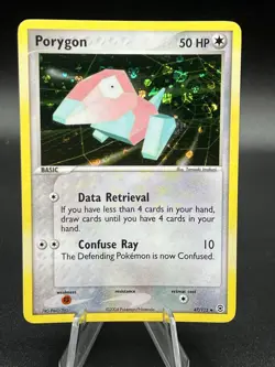 Pokemon TCG English Card Fire Red Leaf Green Porygon 47/112 Reverse Holo LP+ AI3 - Image 1