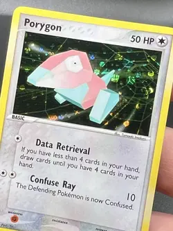 Pokemon TCG English Card Fire Red Leaf Green Porygon 47/112 Reverse Holo LP+ AI3 - Image 2
