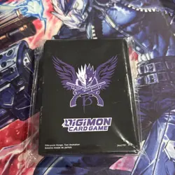 Beelzemon Card Sleeves form Digimon Advance Started Deck ST14 (New Unopened) - Image 1