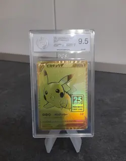 PGS 9.5 Pikachu V 25th Anniversary Golden Box S8a-G 001/015 Pokemon Card - Image 1