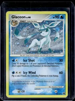 Glaceon 20/100 Majestic Dawn Cosmos Holo Rare Swirl Pokemon Card - Image 1