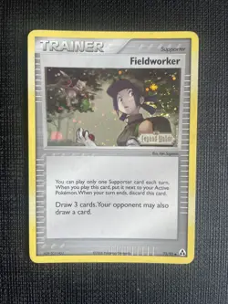 Field worker Reverse holo Ex Legend maker 73/92 Pokemon Card Mew LP - Image 1