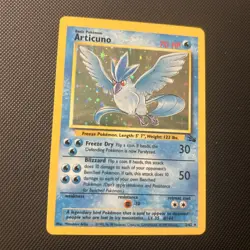 Articuno 2/62Original Holo Rare Fossil Set WOTC Pokemon Card 1999 NM/VLP - Image 1