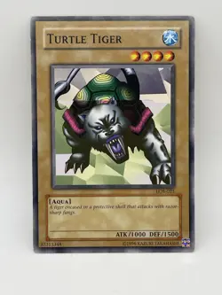 Turtle Tiger MISPRINT LOB-023 Yugioh TCG Card Legend of Blue Eyes OG Common - Image 2
