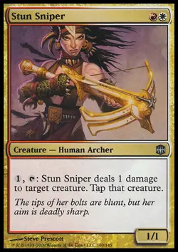 MTG Magic - Stun Sniper - Alara Reborn - Uncommon - Foil Near Mint - Image 1