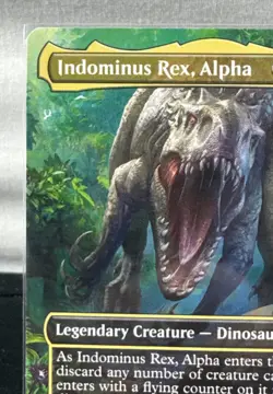 Magic The Gathering: Indominus Rex, Alpha; Universes Beyond: Jurassic World - Image 3