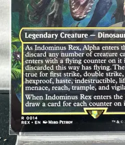 Magic The Gathering: Indominus Rex, Alpha; Universes Beyond: Jurassic World - Image 5