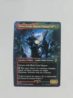 Owen Grady, Raptor Trainer (Borderless) Universes Beyond: Regular - Image 1