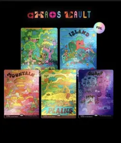 PreOrder Flower Power Secret Lair magic The Gathering FOIL Chaos Vault - Image 1